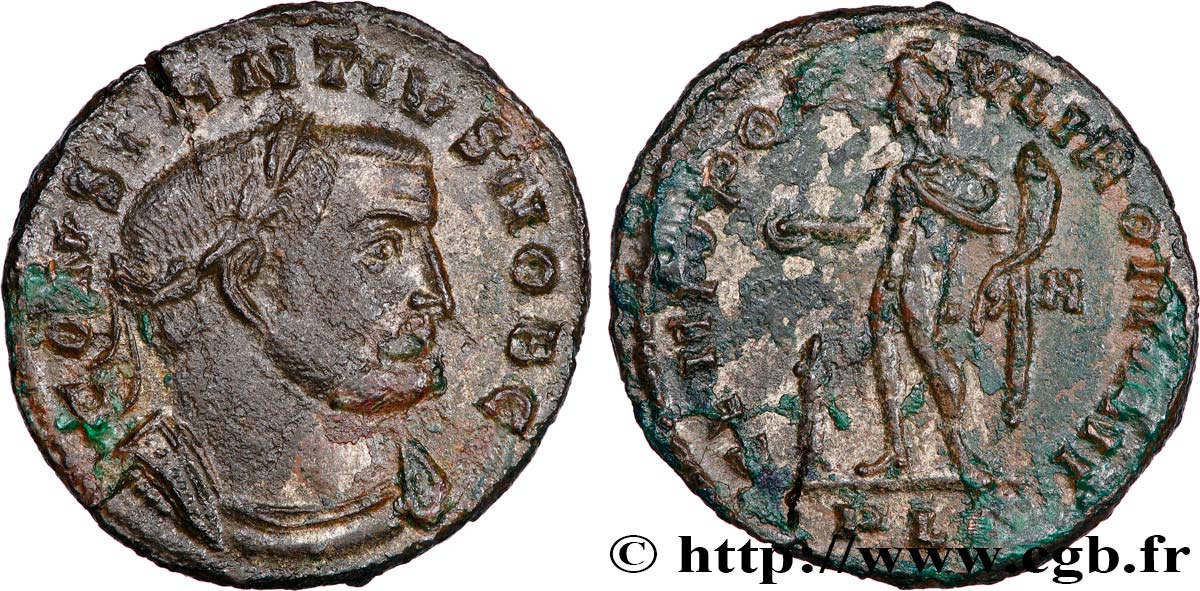 CONSTANCE Ier CHLORE Follis ou nummus TTB+/TTB