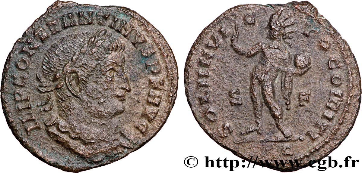 CONSTANTINE I THE GREAT Follis ou nummus XF