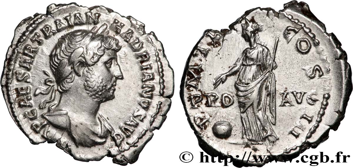 HADRIAN Denier MS/AU