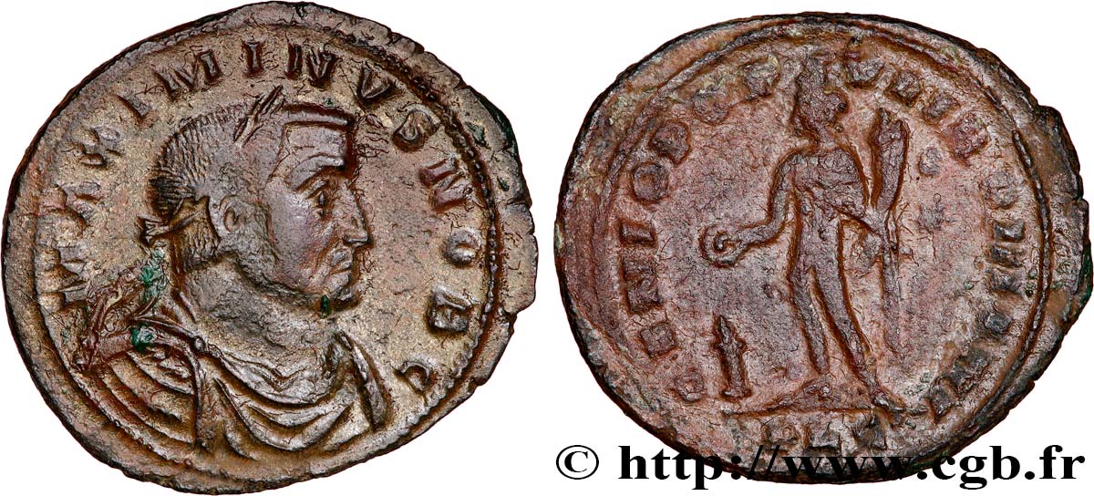 MAXIMINUS II DAIA Follis ou nummus AU/XF