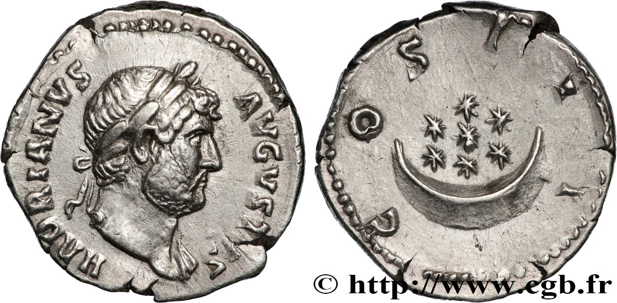 HADRIAN Denier MS