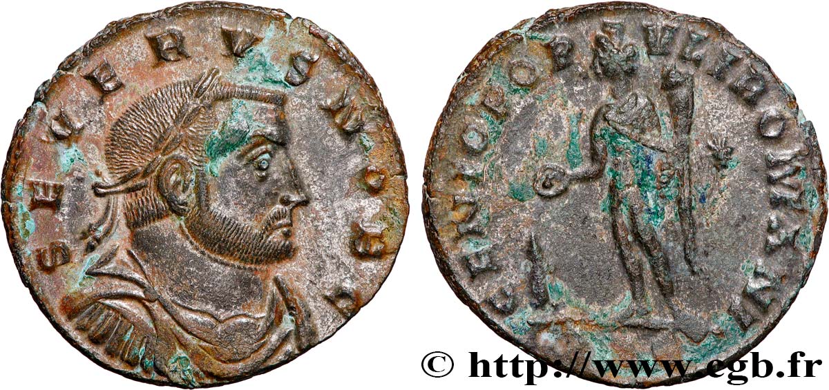 SEVERO II Follis ou nummus SPL/q.SPL