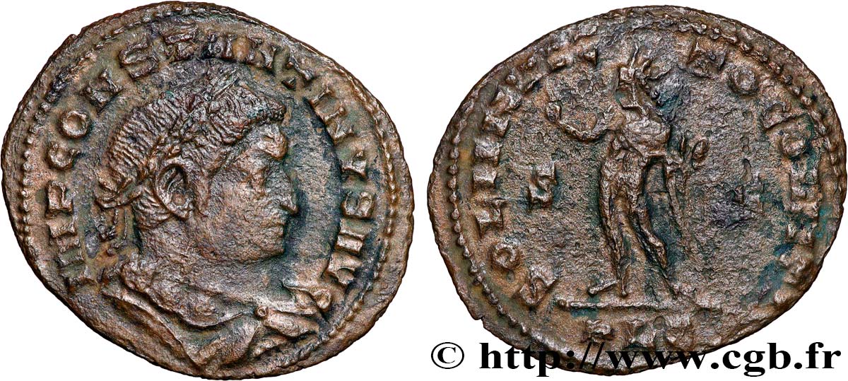 CONSTANTINE I THE GREAT Follis ou nummus XF