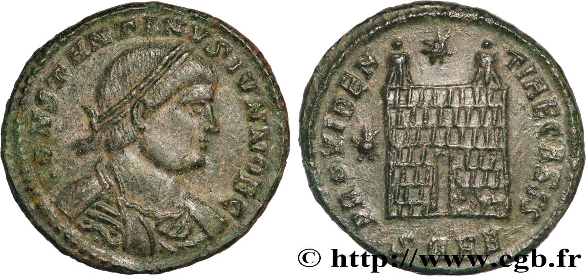 CONSTANTINE II Centenionalis ou nummus AU