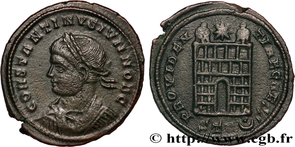 COSTANTINO II Centenionalis ou nummus q.SPL