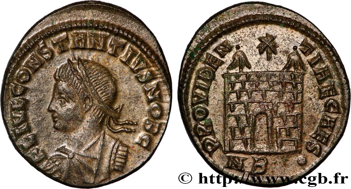 CONSTANTIUS II Centenionalis ou nummus AU