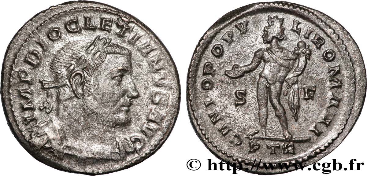 DIOCLETIAN Follis ou nummus AU