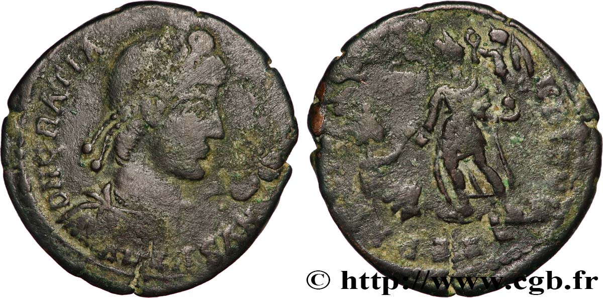 GRATIAN Maiorina pecunia XF/VF