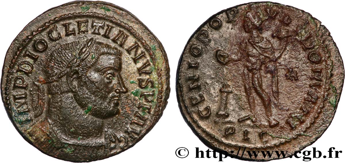 DIOCLETIAN Follis ou nummus AU