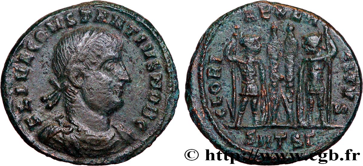 CONSTANTIUS II Centenionalis ou nummus XF