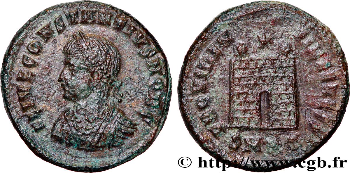 CONSTANTIUS II Centenionalis ou nummus XF