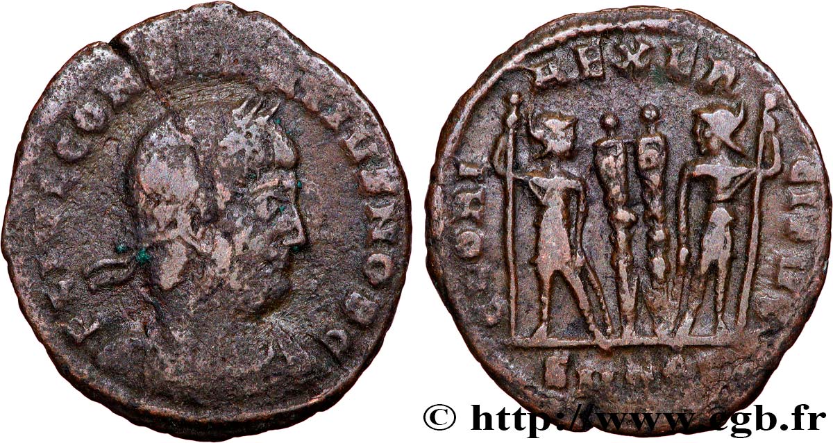 CONSTANTIUS II Centenionalis ou nummus XF