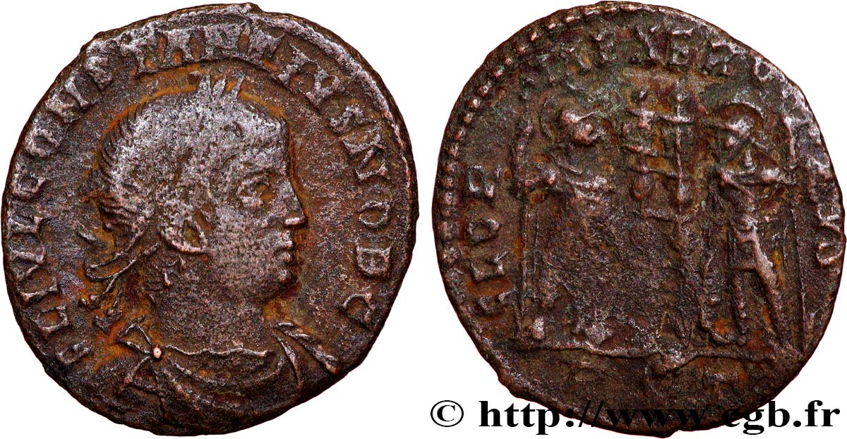 CONSTANTIUS II Centenionalis ou nummus VF