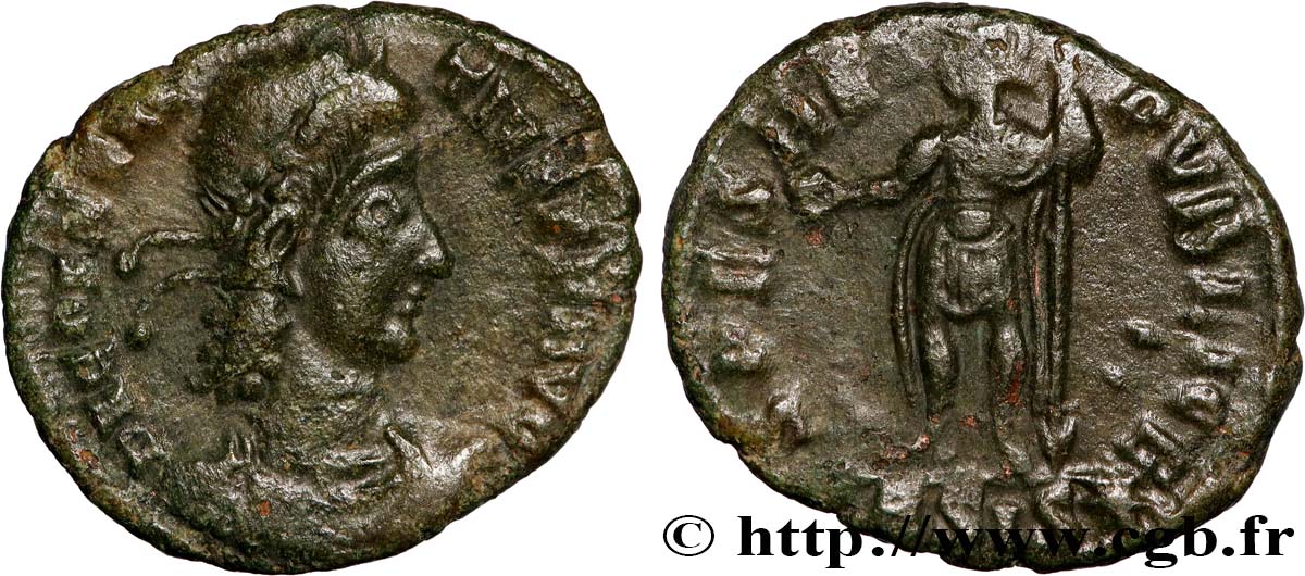 CONSTANTIUS II Demi-maiorina, (PB, Æ 3) AU