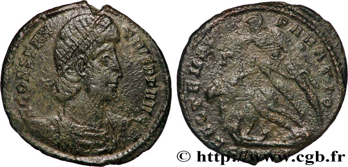 CONSTANTIUS II Maiorina, (MB, Æ 2) XF