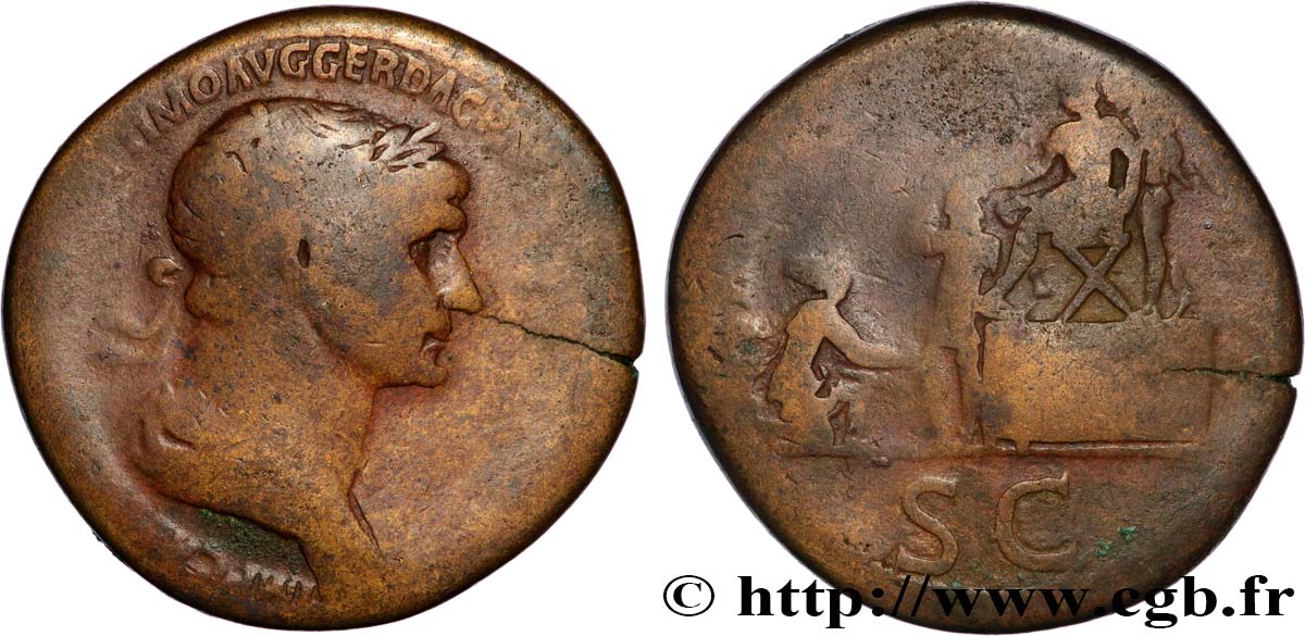 TRAJAN Sesterce TB