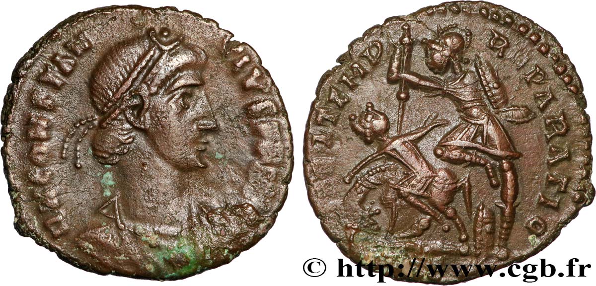 CONSTANTIUS II Maiorina réduite AU