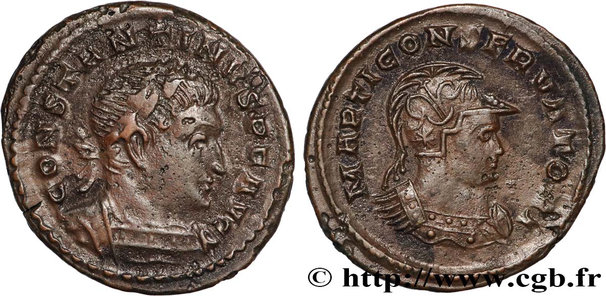 CONSTANTINE I THE GREAT Follis ou nummus XF