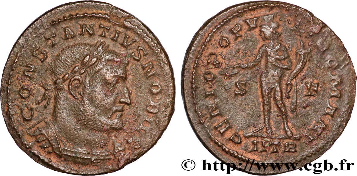 CONSTANTIUS I Follis ou nummus SS