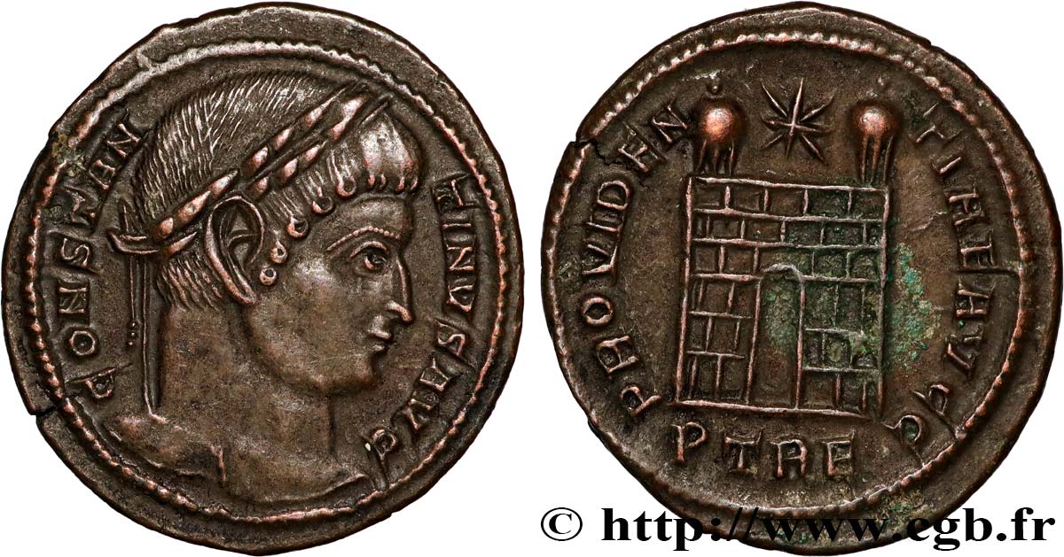 CONSTANTINE I THE GREAT Centenionalis ou nummus AU