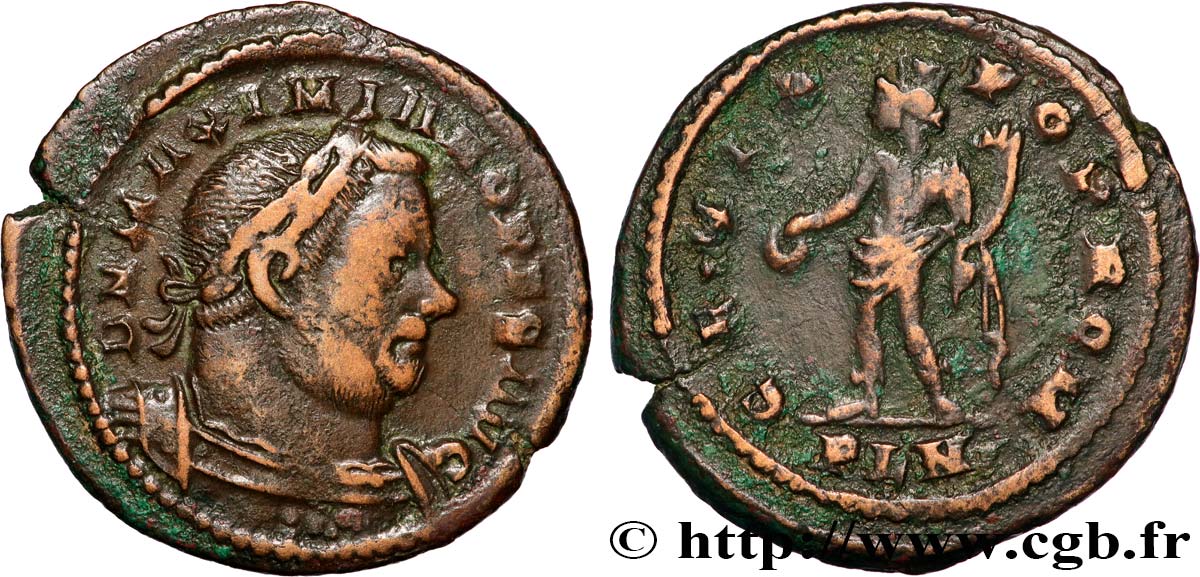 MAXIMIANUS HERCULIUS Follis ou nummus SS