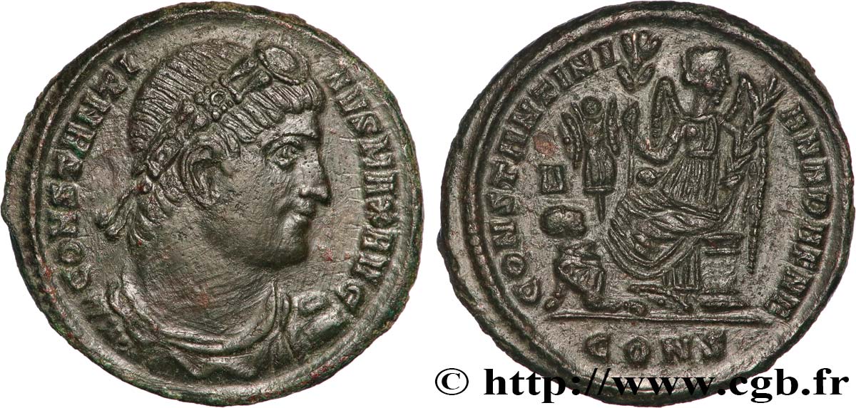 CONSTANTINO I EL MAGNO Centenionalis ou nummus EBC