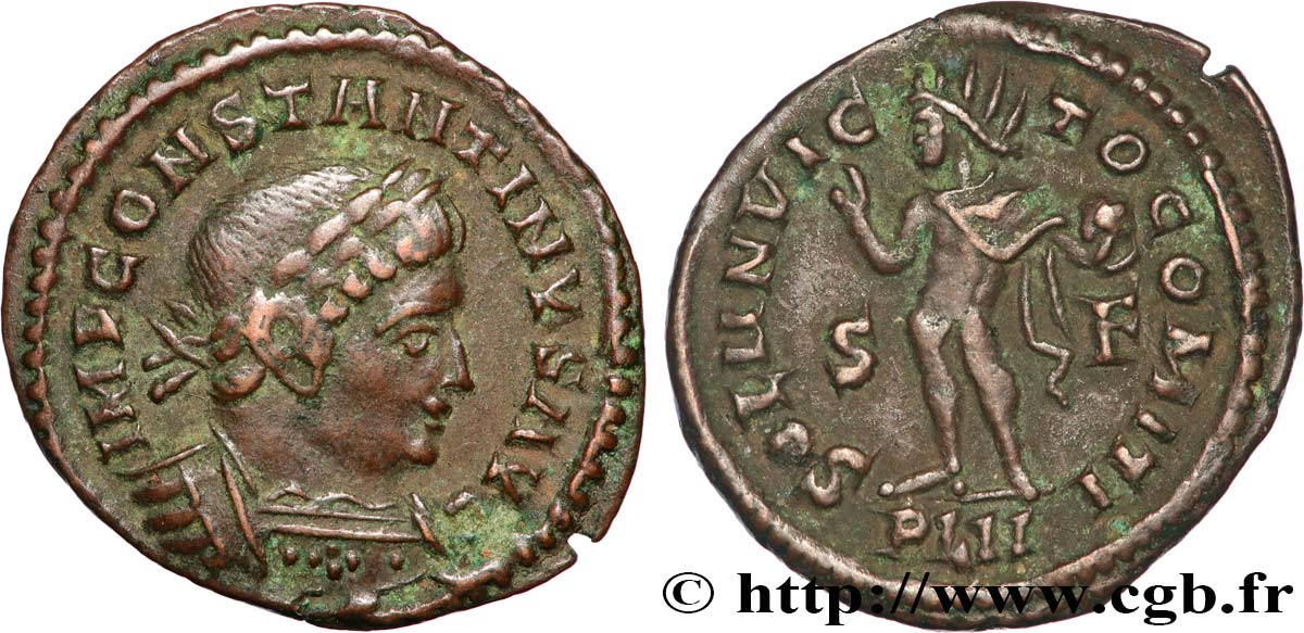 CONSTANTINE I THE GREAT Follis ou nummus AU