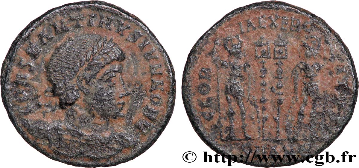 COSTANTINO II Centenionalis ou nummus BB/q.BB