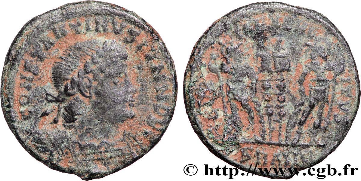 COSTANTINO II Centenionalis ou nummus BB/q.BB