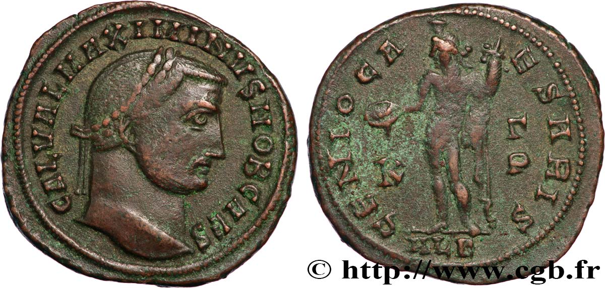 MAXIMINUS II DAIA Follis ou nummus XF