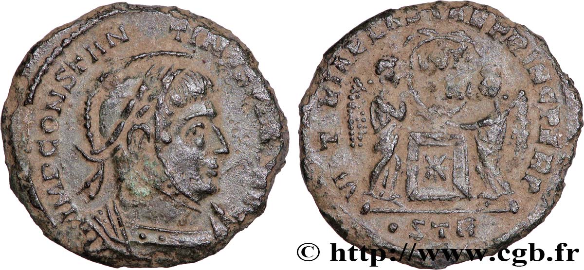 CONSTANTINE I THE GREAT Centenionalis ou nummus XF