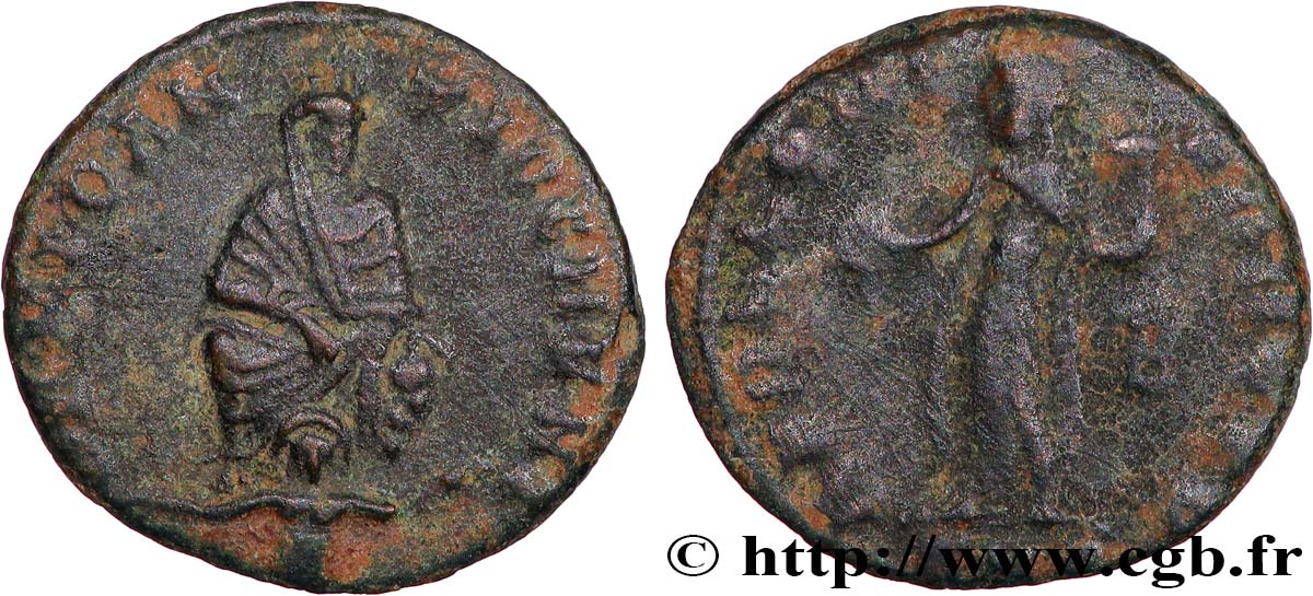 ANTIOCHIA Demi-follis ou demi-nummus BB/q.BB