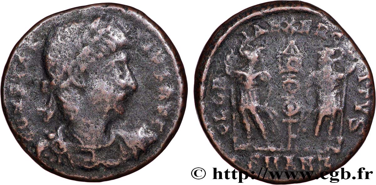 CONSTANTIUS II Centenionalis ou nummus VF