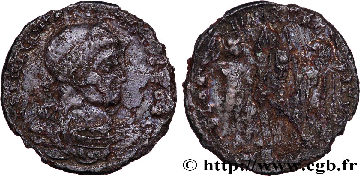 CONSTANCE II Centenionalis ou nummus TB