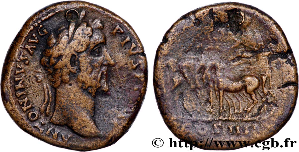 ANTONINUS PIUS Sesterce VF/VF