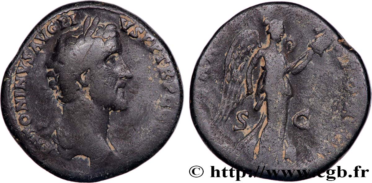 ANTONINUS PIUS Sesterce VF