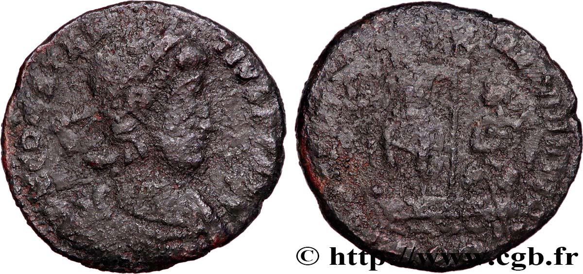 CONSTANTIUS II Maiorina, (PB, Æ 2) S