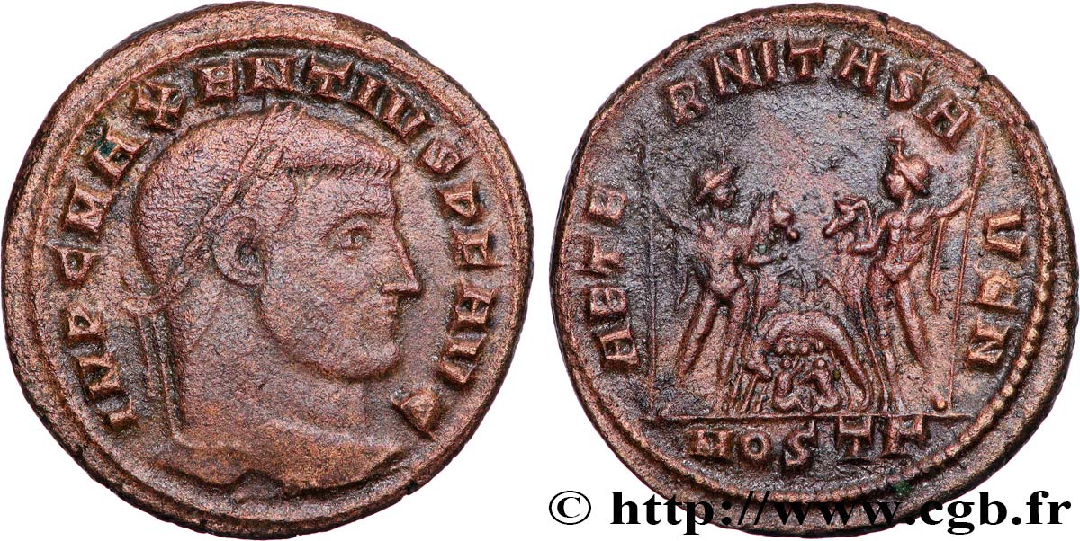 MAXENTIUS Follis ou nummus SS/fVZ