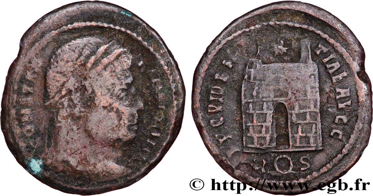 CONSTANTINE I THE GREAT Centenionalis ou nummus VF