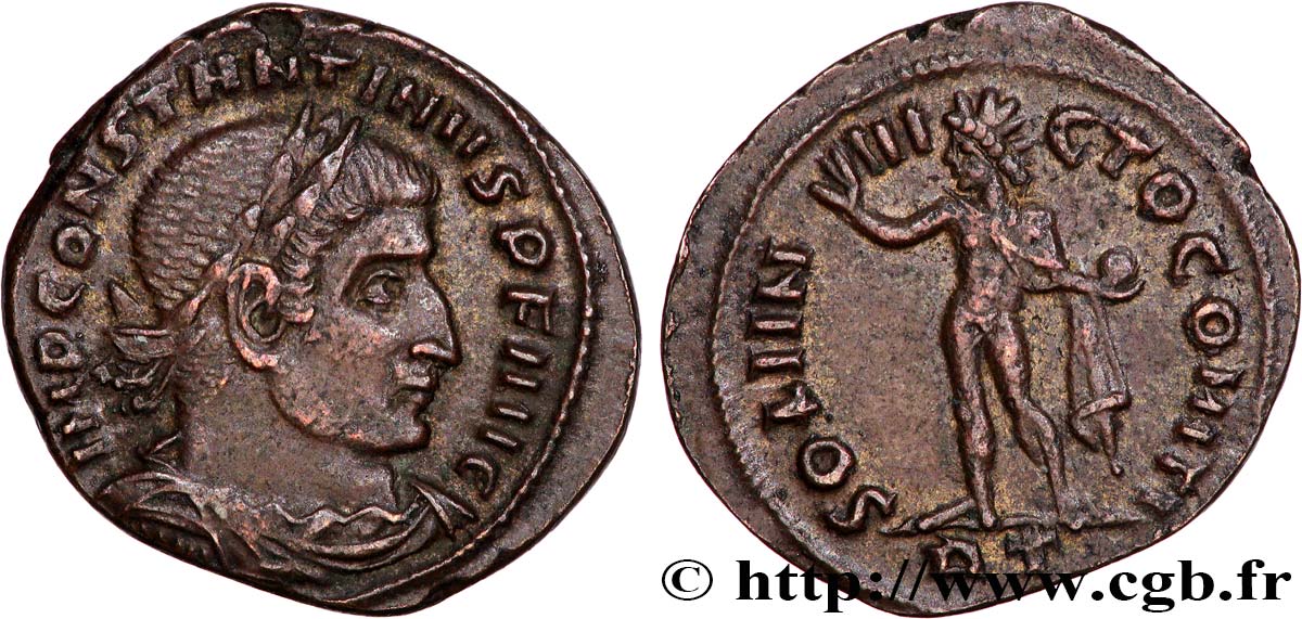 CONSTANTINE I THE GREAT Follis ou nummus AU