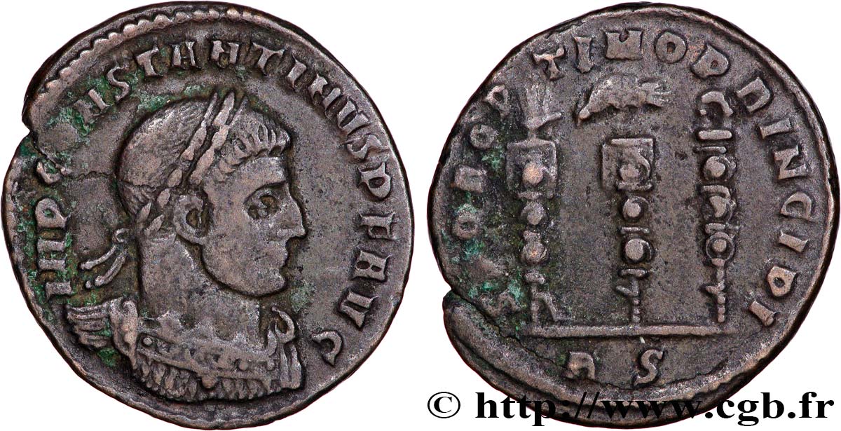 COSTANTINO I IL GRANDE Follis ou nummus q.SPL