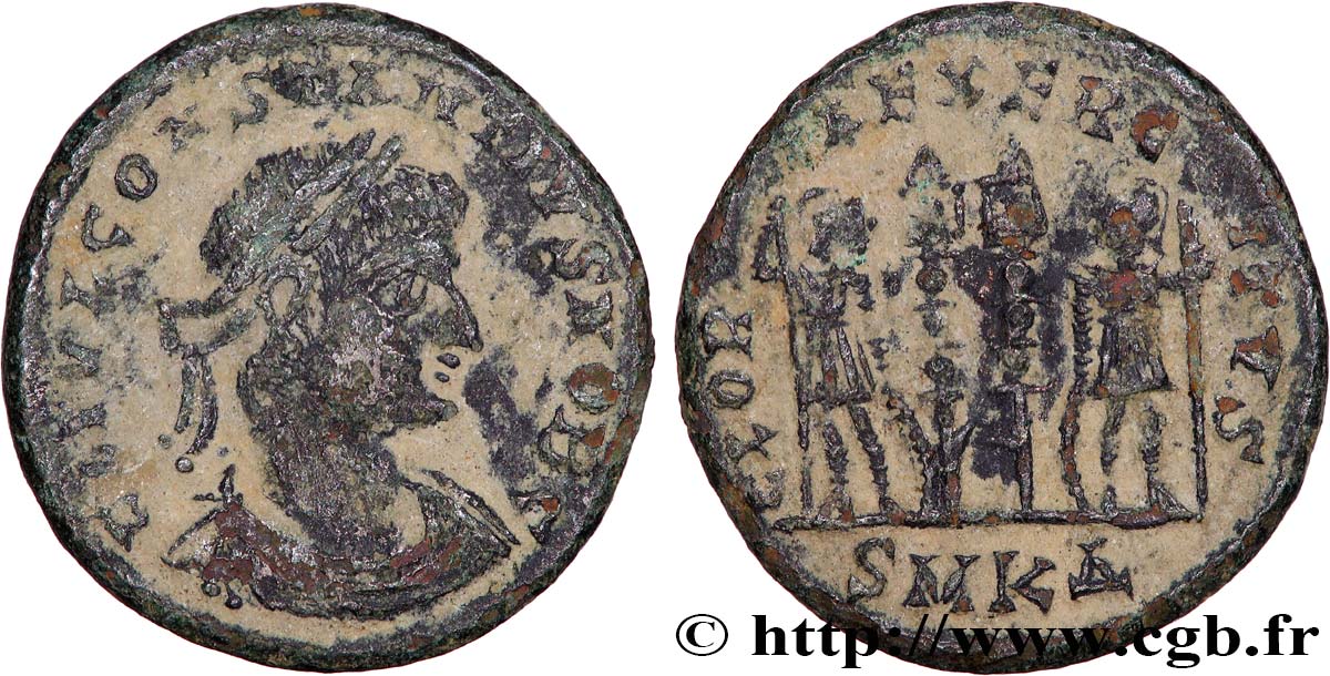 CONSTANTIUS II Centenionalis ou nummus VF