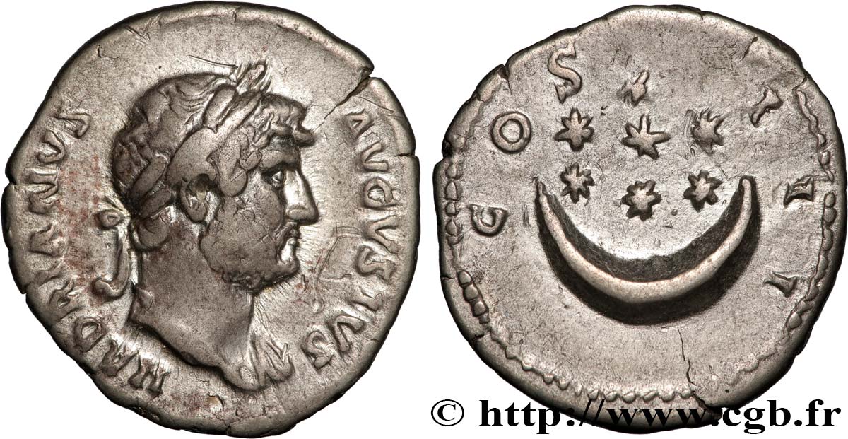 HADRIAN Denier AU