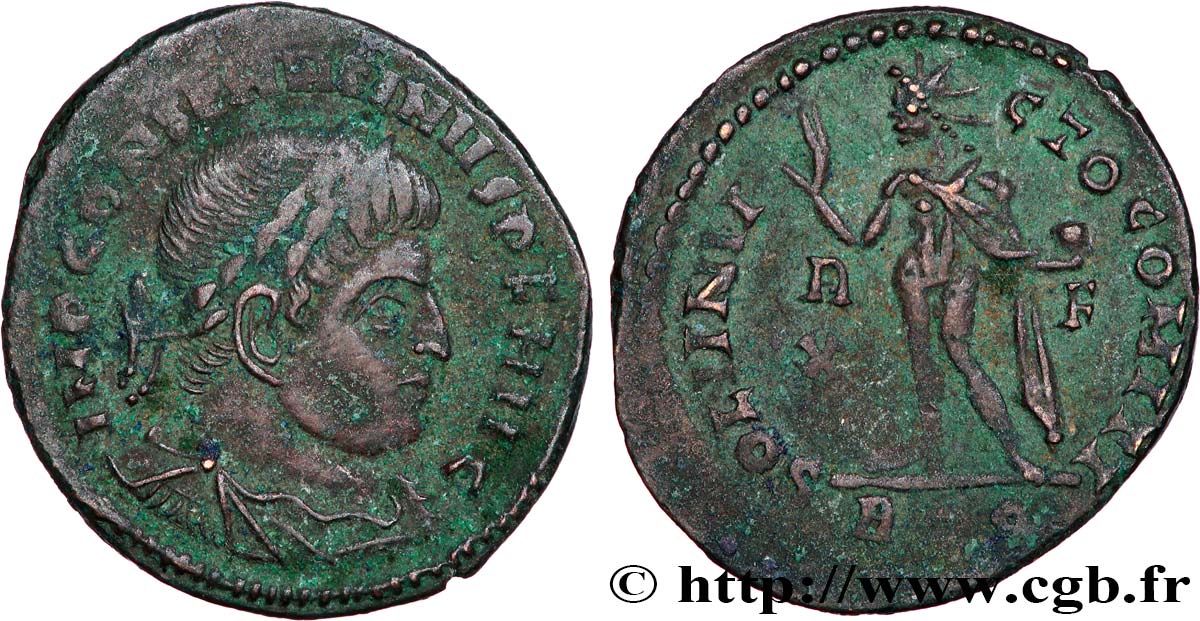 CONSTANTINE I THE GREAT Follis ou nummus XF