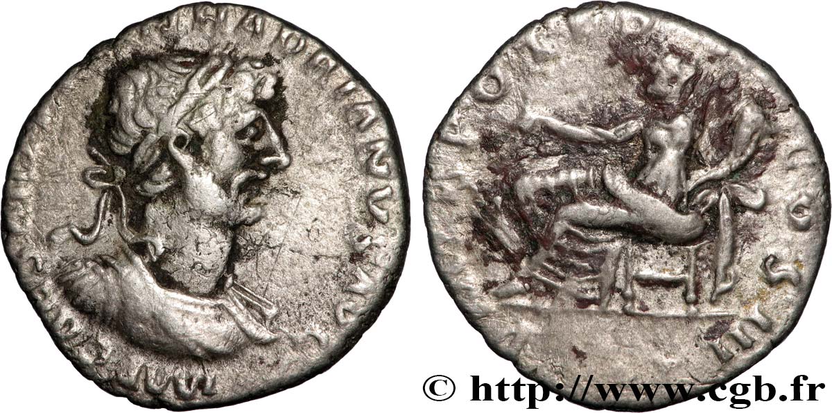 HADRIAN Denier VF