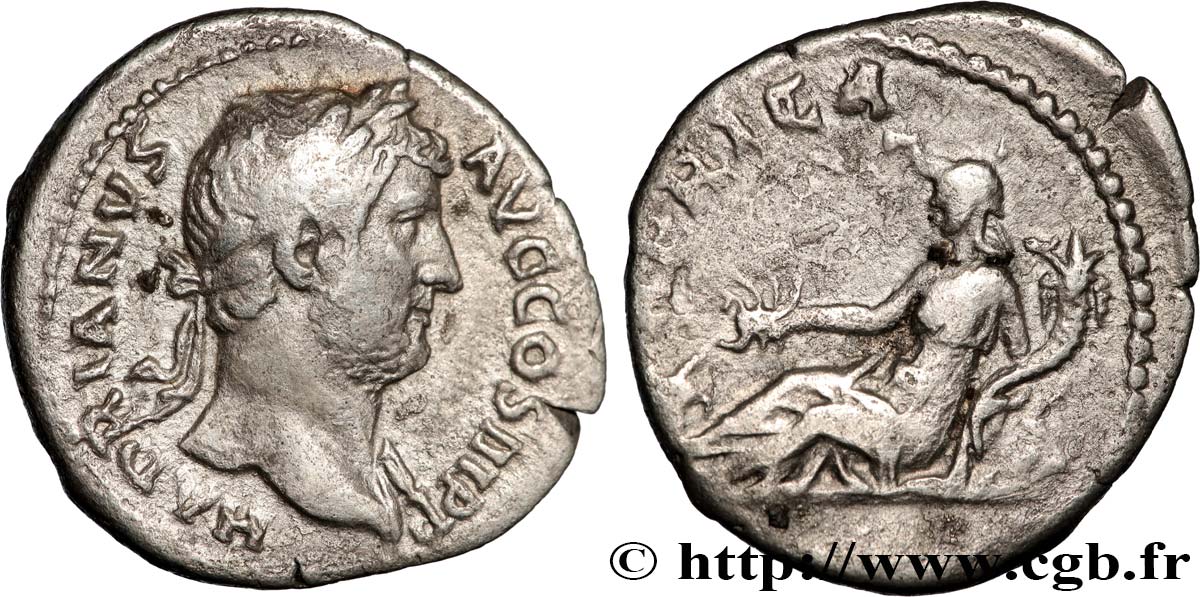 HADRIAN Denier XF/VF