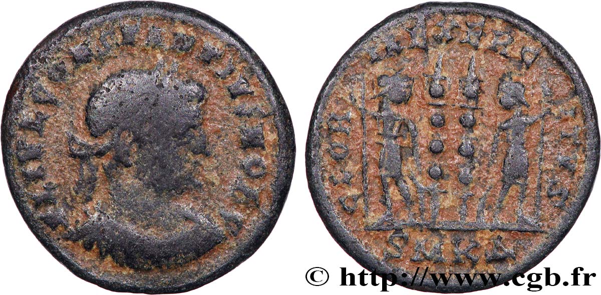 CONSTANTIUS II Centenionalis ou nummus XF