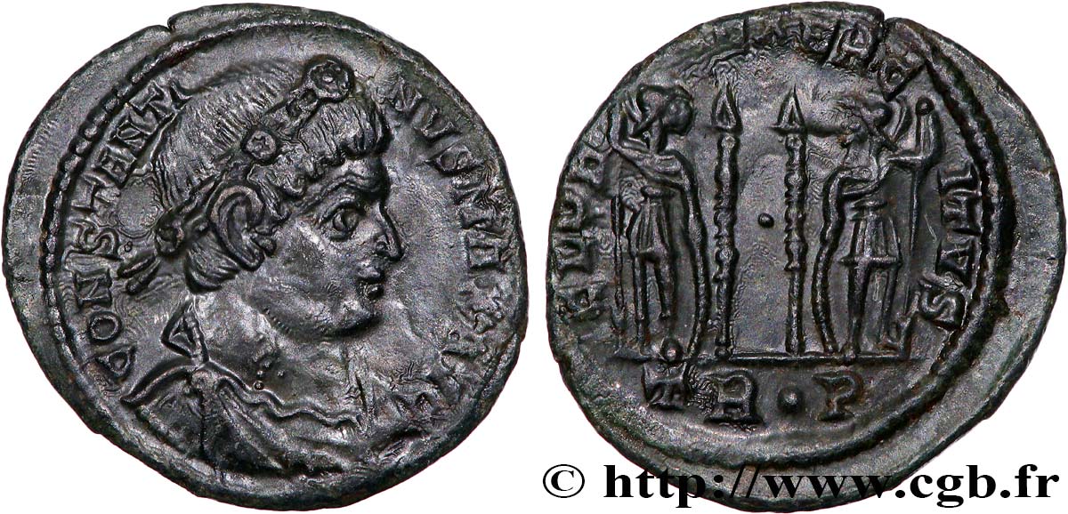 CONSTANTINE I THE GREAT Centenionalis ou nummus AU