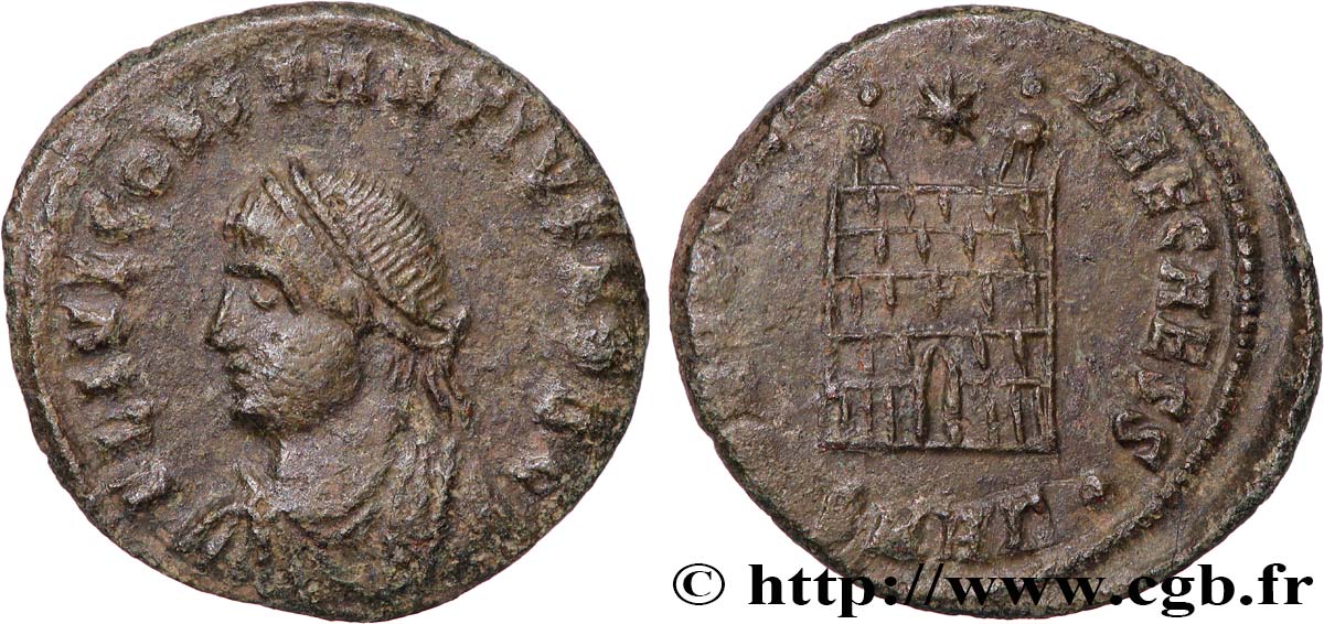 CONSTANTIUS II Centenionalis ou nummus AU