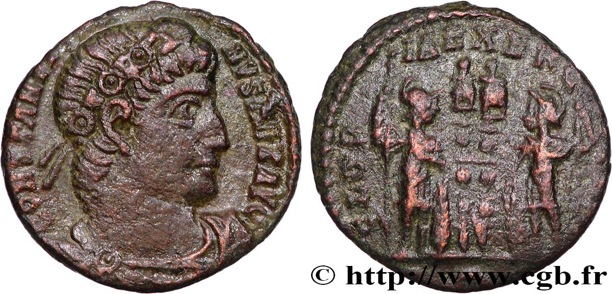 CONSTANTINE I THE GREAT Centenionalis ou nummus AU/XF